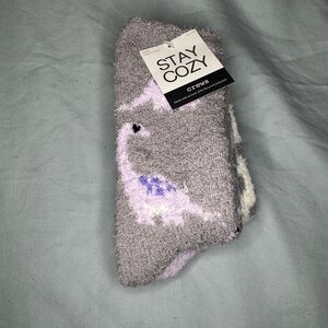Stay Cozy Fuzzy Socks | Polka Dot Print | NWT